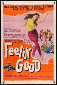 5k299 FEELIN' GOOD 1sh 1966 Patricia Ewing, Judi Reeve, Leslie Burnham, musical comedy!