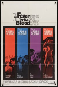 5k302 FEVER IN THE BLOOD 1sh 1961 sexy Angie Dickinson was involved with judge Efrem Zimbalist Jr!