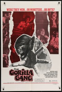 5k355 GORILLA GANG 1sh 1973 Alfred Vohrer, Edgar Wallace, Der Gorilla von Soho!