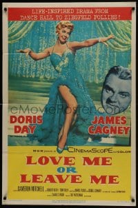 5k495 LOVE ME OR LEAVE ME 1sh 1955 full-length sexy Doris Day as Ruth Etting, James Cagney!