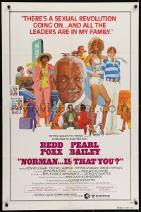 5k606 NORMAN IS THAT YOU 1sh 1976 Redd Foxx, Pearl Bailey, Dennis Dugan, sexy Tamara Dobson!