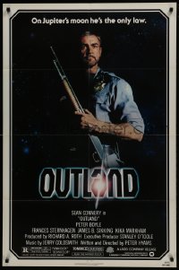 5k635 OUTLAND 1sh 1981 Sean Connery is the only law on Jupiter's moon!
