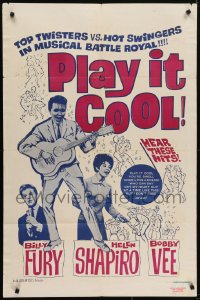 5k662 PLAY IT COOL 1sh 1963 Michael Winner directed, Bobby Vee, great rock 'n' roll image!