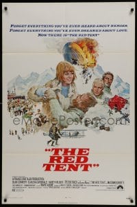 5k701 RED TENT 1sh 1971 great art of Sean Connery & sexiest Claudia Cardinale by Howard Terpning!