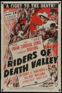 5k714 RIDERS OF DEATH VALLEY chapter 14 1sh 1941 Universal serial, Bickford, A Fight to the Death!