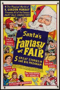 5k739 SANTA'S FANTASY FAIR 1sh 1969 fantasy tales, Santa, Puss n' Boots, Hansel & Gretel + more!