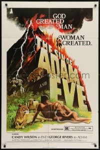 5k778 SIN OF ADAM & EVE 1sh 1972 El Pecado de Adan y Eva, Mexican biblical story, Joseph Smith art!