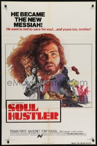 5k801 SOUL HUSTLER 1sh R1975 Burt Topper directed, Fabian, The Soul Hustler!