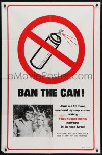 5k228 DAY OF THE ANIMALS 1sh 1977 Christopher & Lyn Day George, cool logo, ban the can!