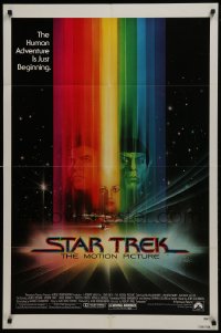 5k812 STAR TREK 1sh 1979 Shatner, Nimoy, Khambatta and Enterprise by Peak!