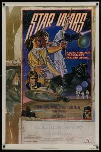 5k820 STAR WARS style D NSS style 1sh 1978 George Lucas, circus poster art by Struzan & White!