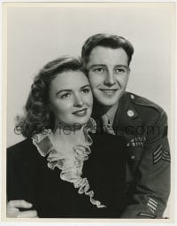 5m848 FAITHFUL IN MY FASHION deluxe 10.25x13 still 1946 Tom Drake & Donna Reed, girl he left behind!
