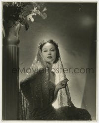 5m849 FAY WRAY deluxe 11.25x14 still 1936 great portrait of the beautiful star in shawl by Hurrell!