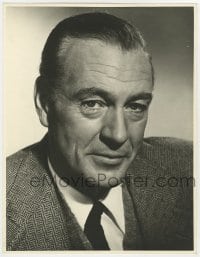 5m854 GARY COOPER deluxe 10.75x14 still 1960s head & shoulders portrait near the end of his career!