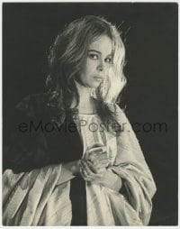 5m902 LESLIE CARON deluxe 11x14 still 1964 in costume as Lady MacBeth on a Robert Goulet TV special!