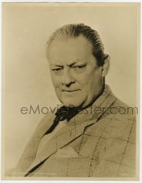 5m903 LIONEL BARRYMORE deluxe 10x13 still 1940s great MGM studio portrait wearing suit & bow tie!