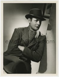 5m945 ROBERT MONTGOMERY deluxe 10x13 still 1936 great portrait by Ted Allen for Petticoat Fever!