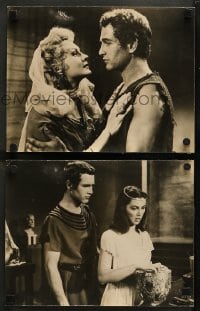5m794 SILVER CHALICE 2 deluxe 10x13 stills 1955 Paul Newman in his first movie, Mayo, Pier Angeli!
