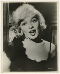 5m961 SOME LIKE IT HOT 11.25x14 still 1959 wonderful close up of sexy Marilyn Monroe singing!