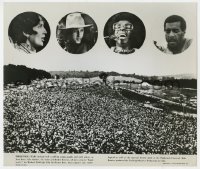 5m996 WOODSTOCK deluxe 11x13 still 1970 Joan Baez, Arlo Guthrie, Sly Stone & Richie Havens!