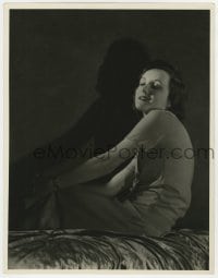 5m999 YVONNE PELLETIER deluxe 11x14.25 still 1931 the pretty Canadian actress in shadows by Phyfe!