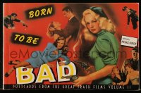 5m197 BORN TO BE BAD signed softcover book 1989 by author Michael Barson, Great Trash Films Vol II!