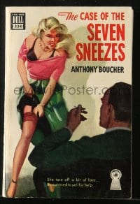 5m172 CASE OF THE SEVEN SNEEZES paperback book 1942 written by Athony Boucher!