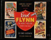 5m201 ERROL FLYNN: THE MOVIE POSTERS softcover book 1995 180 great color images, some full page!