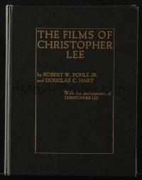 5m112 FILMS OF CHRISTOPHER LEE hardcover book 1983 an illustrated filmography from 1948 to 1983!