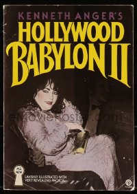 5m206 HOLLYWOOD BABYLON II softcover book 1985 lavishly illustrated with very revealing photos!
