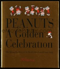 5m133 PEANUTS: A GOLDEN CELEBRATION hardcover book 1999 world's best loved comic strip by Schulz!