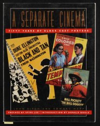 5m225 SEPARATE CINEMA: FIFTY YEARS OF BLACK CAST POSTERS softcover book 1992 full-page color images!
