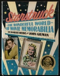 5m141 STARSTRUCK: THE WONDERFUL WORLD OF MOVIE MEMORABILIA hardcover book 1986 posters in color!