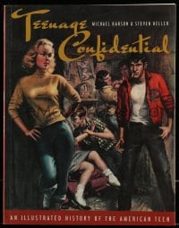 5m226 TEENAGE CONFIDENTIAL softcover book 1997 An Illustrated History of the American Teen!