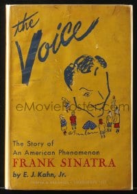5m148 VOICE first edition hardcover book 1947 the story of the American phenomenon, Frank Sinatra!