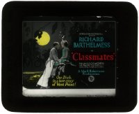 5m448 CLASSMATES glass slide 1924 Richard Barthelmess & Madge Evans in a love story of West Point!