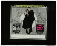 5m454 DANCIN' FOOL glass slide 1920 Wallace Reid & Bebe Daniels, New York's best jazz dancers!