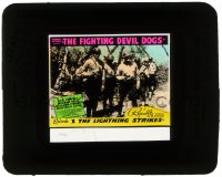 5m465 FIGHTING DEVIL DOGS chapter 1 glass slide 1938 Republic military serial, Lightning Strikes!