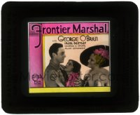 5m475 FRONTIER MARSHAL glass slide 1934 George O'Brien with Irene Bentley & Ruth Gilette!
