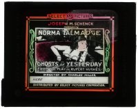 5m479 GHOSTS OF YESTERDAY glass slide 1918 Norma Talmadge in a dual role, from Rupert Hughes play!