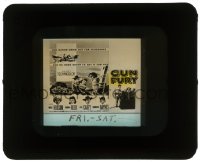 5m486 GUN FURY 2D glass slide 1953 Phil Carey steals Donna Reed & leaves Rock Hudson to die!