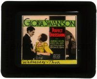 5m533 PERFECT UNDERSTANDING glass slide 1933 Gloria Swanson, Olivier, written by Michael Powell!