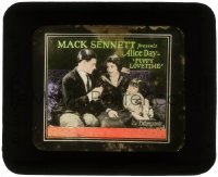 5m542 PUPPY LOVETIME glass slide 1926 Eddie Quillan, Alice Day, Mary Ann Jackson, Mack Sennett