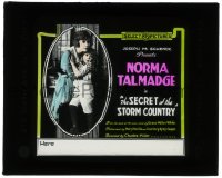 5m556 SECRET OF THE STORM COUNTRY glass slide 1917 Norma Talmadge is promised to a rich man!
