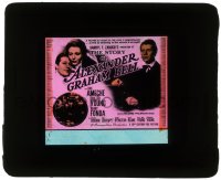 5m567 STORY OF ALEXANDER GRAHAM BELL glass slide 1939 Don Ameche, Loretta Young, Henry Fonda