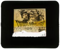 5m582 TWELVE O'CLOCK HIGH glass slide 1950 great close up of pilot Gregory Peck smoking cigarette!