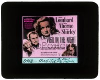 5m589 VIGIL IN THE NIGHT glass slide 1940 beautiful Carole Lombard, Brian Aherne, Anne Shirley