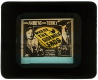5m596 WHERE THE SIDEWALK ENDS glass slide 1950 Dana Andrews, Gene Tierney, Otto Preminger noir!