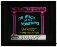 5m599 WITCH OF THE MOUNTAINS glass slide 1916 General Film Company's Knickerbocker star feature!