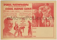 5m253 COOL HAND LUKE herald 1967 Paul Newman, what we've got here is a failure to communicate!